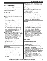 Preview for 7 page of Panasonic KX-TG4734B Operating Instructions Manual