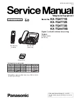 Panasonic KX-TG4771B Service Manual preview