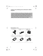 Preview for 2 page of Panasonic KX-TG5050C Operating Instructions Manual