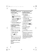 Preview for 20 page of Panasonic KX-TG5050C Operating Instructions Manual