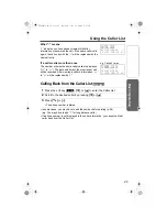 Preview for 25 page of Panasonic KX-TG5050C Operating Instructions Manual