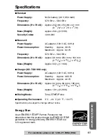 Preview for 83 page of Panasonic KX-TG5100M Operating Instructions Manual