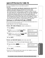 Preview for 61 page of Panasonic KX-TG5200 Operating Instructions Manual