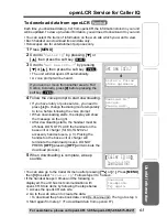 Preview for 63 page of Panasonic KX-TG5200 Operating Instructions Manual