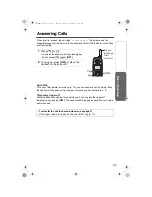 Preview for 23 page of Panasonic KX-TG5200C Operating Instructions Manual