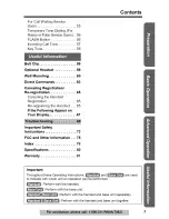 Предварительный просмотр 5 страницы Panasonic KX-TG5230 Operating Instructions Manual