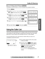 Предварительный просмотр 29 страницы Panasonic KX-TG5230 Operating Instructions Manual