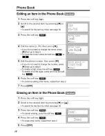 Предварительный просмотр 38 страницы Panasonic KX-TG5230 Operating Instructions Manual