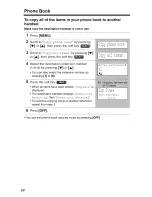 Предварительный просмотр 40 страницы Panasonic KX-TG5230 Operating Instructions Manual