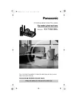 Preview for 1 page of Panasonic KX-TG5230AL Operating Instructions Manual