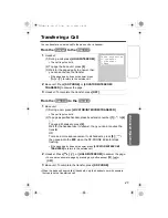 Preview for 45 page of Panasonic KX-TG5230AL Operating Instructions Manual