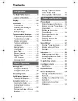 Preview for 4 page of Panasonic KX-TG5230C Operating Instructions Manual