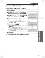 Preview for 41 page of Panasonic KX-TG5230C Operating Instructions Manual