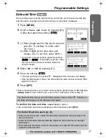 Предварительный просмотр 17 страницы Panasonic KX TG5240 - 5.8 GHz EXPANDABLE CORDLESS PHONE Operating Instructions Manual