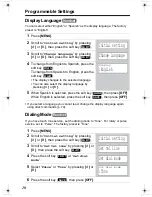 Предварительный просмотр 18 страницы Panasonic KX TG5240 - 5.8 GHz EXPANDABLE CORDLESS PHONE Operating Instructions Manual