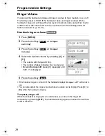 Предварительный просмотр 20 страницы Panasonic KX TG5240 - 5.8 GHz EXPANDABLE CORDLESS PHONE Operating Instructions Manual