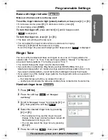 Предварительный просмотр 21 страницы Panasonic KX TG5240 - 5.8 GHz EXPANDABLE CORDLESS PHONE Operating Instructions Manual