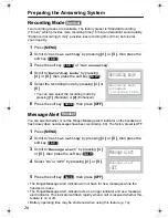 Предварительный просмотр 26 страницы Panasonic KX TG5240 - 5.8 GHz EXPANDABLE CORDLESS PHONE Operating Instructions Manual