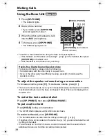 Предварительный просмотр 30 страницы Panasonic KX TG5240 - 5.8 GHz EXPANDABLE CORDLESS PHONE Operating Instructions Manual