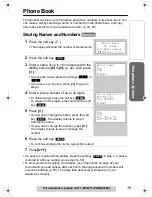 Предварительный просмотр 39 страницы Panasonic KX TG5240 - 5.8 GHz EXPANDABLE CORDLESS PHONE Operating Instructions Manual