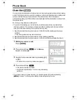 Предварительный просмотр 42 страницы Panasonic KX TG5240 - 5.8 GHz EXPANDABLE CORDLESS PHONE Operating Instructions Manual