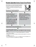 Предварительный просмотр 70 страницы Panasonic KX TG5240 - 5.8 GHz EXPANDABLE CORDLESS PHONE Operating Instructions Manual