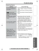 Предварительный просмотр 87 страницы Panasonic KX TG5240 - 5.8 GHz EXPANDABLE CORDLESS PHONE Operating Instructions Manual