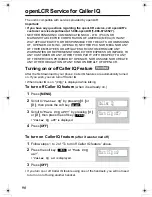 Предварительный просмотр 90 страницы Panasonic KX TG5240 - 5.8 GHz EXPANDABLE CORDLESS PHONE Operating Instructions Manual