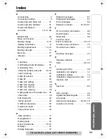 Предварительный просмотр 99 страницы Panasonic KX TG5240 - 5.8 GHz EXPANDABLE CORDLESS PHONE Operating Instructions Manual