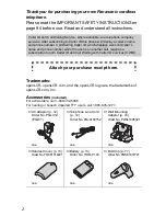 Предварительный просмотр 2 страницы Panasonic KX TG5240 - 5.8 GHz EXPANDABLE CORDLESS... Operating Instructions Manual