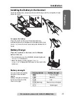 Предварительный просмотр 13 страницы Panasonic KX TG5240 - 5.8 GHz EXPANDABLE CORDLESS... Operating Instructions Manual