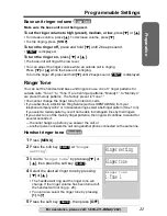 Предварительный просмотр 21 страницы Panasonic KX TG5240 - 5.8 GHz EXPANDABLE CORDLESS... Operating Instructions Manual