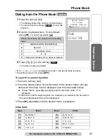 Предварительный просмотр 41 страницы Panasonic KX TG5240 - 5.8 GHz EXPANDABLE CORDLESS... Operating Instructions Manual