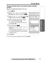 Предварительный просмотр 45 страницы Panasonic KX TG5240 - 5.8 GHz EXPANDABLE CORDLESS... Operating Instructions Manual