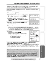 Предварительный просмотр 81 страницы Panasonic KX TG5240 - 5.8 GHz EXPANDABLE CORDLESS... Operating Instructions Manual