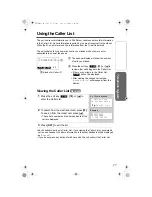 Предварительный просмотр 37 страницы Panasonic KX-TG5240AL Operating Instructions Manual