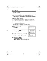 Предварительный просмотр 44 страницы Panasonic KX-TG5240AL Operating Instructions Manual