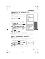 Предварительный просмотр 45 страницы Panasonic KX-TG5240AL Operating Instructions Manual