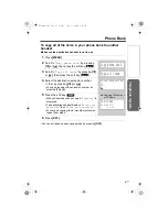 Предварительный просмотр 47 страницы Panasonic KX-TG5240AL Operating Instructions Manual