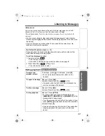 Предварительный просмотр 69 страницы Panasonic KX-TG5240AL Operating Instructions Manual