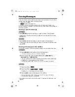 Предварительный просмотр 70 страницы Panasonic KX-TG5240AL Operating Instructions Manual