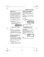 Предварительный просмотр 19 страницы Panasonic KX-TG5421C Operating Instructions Manual