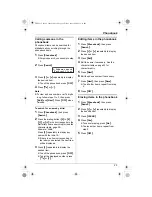 Предварительный просмотр 23 страницы Panasonic KX-TG5421C Operating Instructions Manual