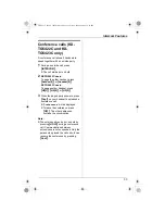 Предварительный просмотр 33 страницы Panasonic KX-TG5421C Operating Instructions Manual