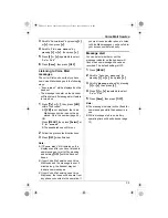 Предварительный просмотр 35 страницы Panasonic KX-TG5421C Operating Instructions Manual