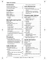 Preview for 2 page of Panasonic KX-TG5428 Operating Instructions Manual