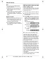 Preview for 26 page of Panasonic KX-TG5428 Operating Instructions Manual