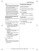 Preview for 27 page of Panasonic KX-TG5428 Operating Instructions Manual