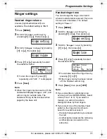 Preview for 31 page of Panasonic KX-TG5428 Operating Instructions Manual