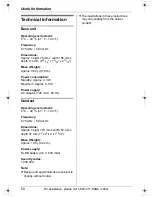 Preview for 50 page of Panasonic KX-TG5428 Operating Instructions Manual